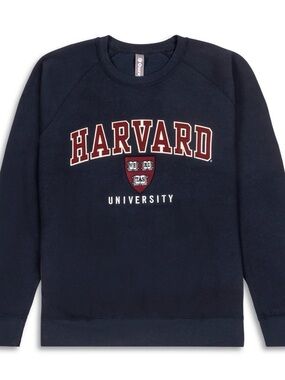 Harvard Crest Crewneck Sweatshirt - Navy